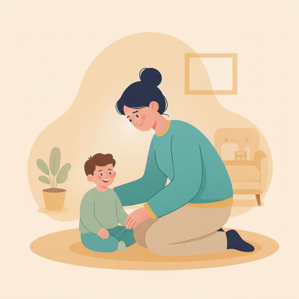 BrightParent generating calm, personalized steps for a tough moment