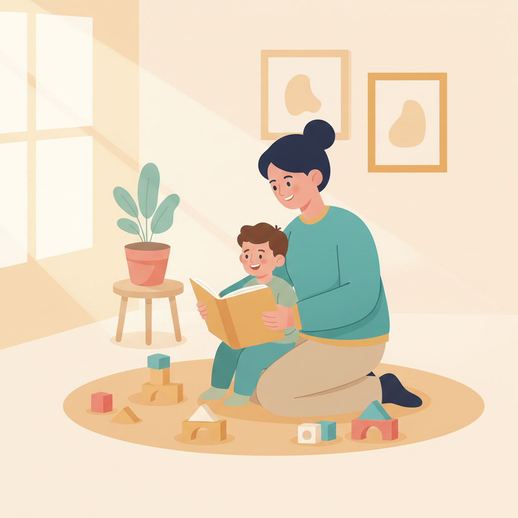 Parent applying personalized guidance and adjusting over time