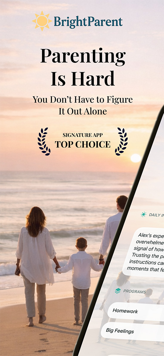 BrightParent personalized onboarding screen